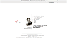 Tablet Screenshot of mickiewicz.kulturalna.com