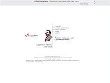 Tablet Screenshot of norwid.kulturalna.com